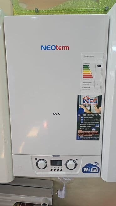 Yeni Kombi 24 kVt, Pulsuz çatdırılma, Zəmanətli, Kredit yoxdur