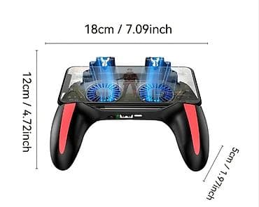 ventilator tap az: Mobil oyun üçün soyuduculu gamepad pubg call of duty - Üst hissədə iki — 2