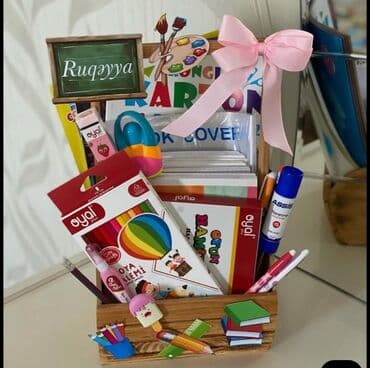 süd sağan aparat: Məktəb ləvazimatları dəsti, məktəbli üçün hər cür materialı özündə — 2