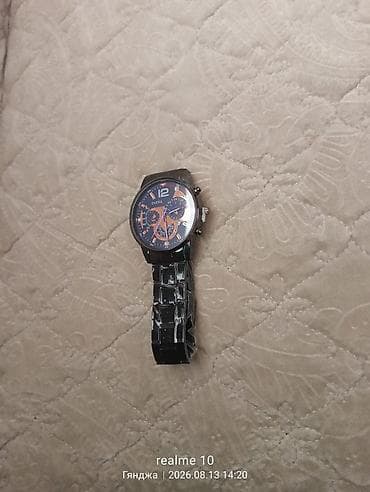 g shock saat: GENEVA kişi qol saatı - Korpus: metal, dairəvi - Rəng: tünd — 3