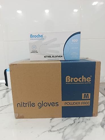 Nitril əlcəklər: Obtavoy alışda endirim mümkündür ✅ Broche nitril müayinə əlcəkləri – — 1