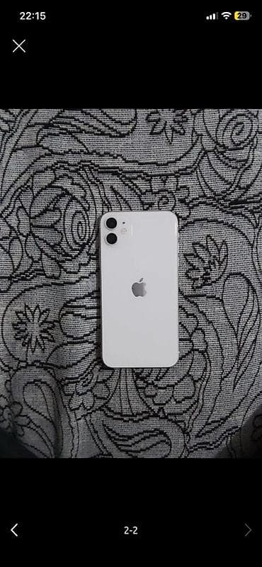 iphone 11 işlənmiş qiymeti: IPhone 11, Ağ, Face ID — 1