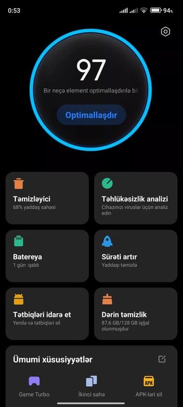 prastoy telefon: Redmi Note 11S, 128 GB, rəng - Boz, İki sim kartlı, Sensor, Barmaq izi — 15