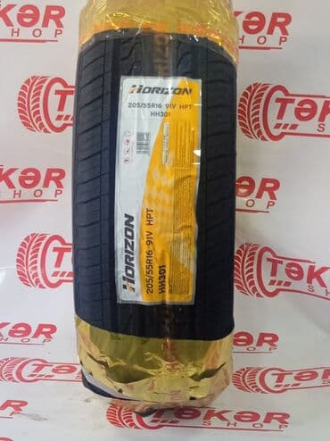 teker alemi sumqayit: Horizon 205 55 16 Çin istehsalı 4 fesil keyfiyyətli təkərlərdir.Nəqd — 1