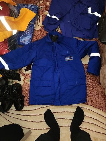 hind geyimi: Məhsul: İşçi geyim dəsti – mavi rəng. 1eded mavi qalin parka puşlat — 5