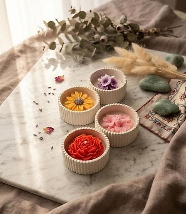 Pastel dəstləri: Şam Fiqurlu, Soya mumu — 1