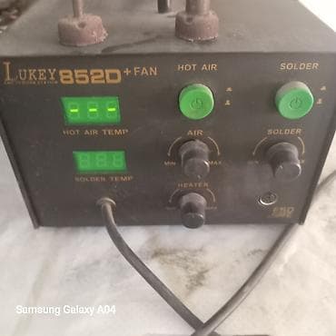 Lukey 852D+ Fan SMD Rework Station Xüsusiyyətlər: - 2-i 1-də — 4