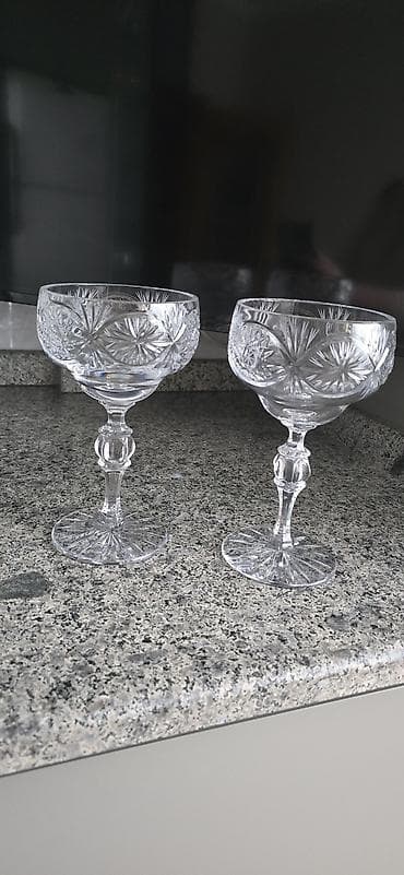 Qədəhlər, Xrustal, 2 ədədli dəst