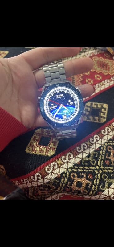 sud ceken: Smart saat, Smart, Sensor ekran, rəng - Gümüşü — 3
