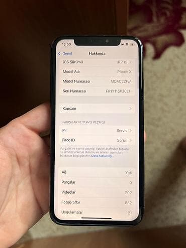 IPhone X, 64 GB, Space Gray, Qırıq — 5