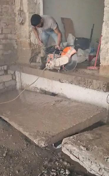 demir qap: Beton kəsmə xidməti - Monolit beton döşəmə, tavan və divarlarda — 6