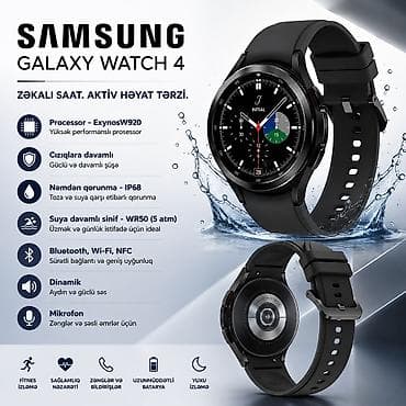 watch: İşlənmiş, Smart saat, Samsung, rəng - Qara — 1