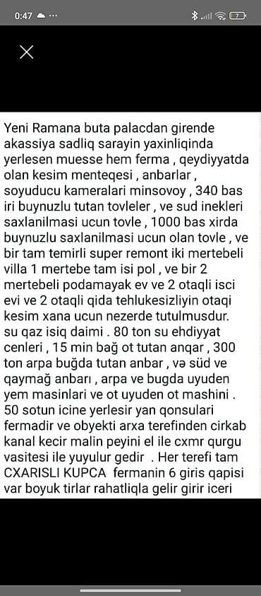 Yeni Ramana, Akassiya Sadlıq Sarayının yaxınlığında yerləşən iri