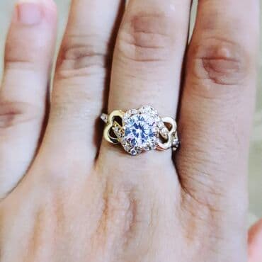 Nişan, Üzük, Sarı qızıl, 585 Əyar