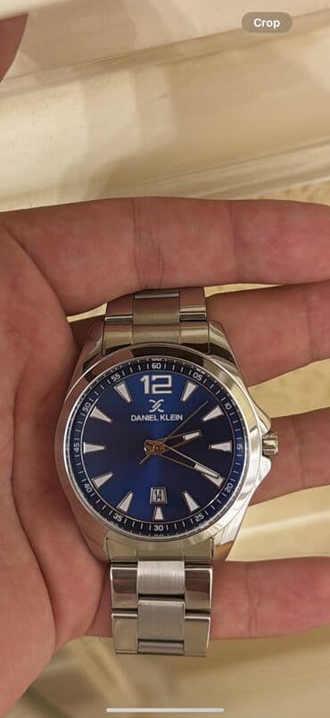 budilnik saat: Qol saatı, rəng - Mavi — 1