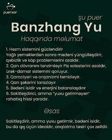 Turşular: ☕️ Xoş gəldin! Bu səhifə Puer çayının sirli dünyasını kəşf etmək — 2