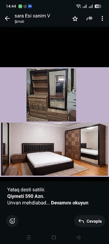 Yataq desti satilir. *Qiymeti 590 Azn.* Unvan mehdiabad Odeniwli lalafo.az -da Yataq desti satilir. *Qiymeti 590 Azn.* Unvan mehdiabad Odeniwli