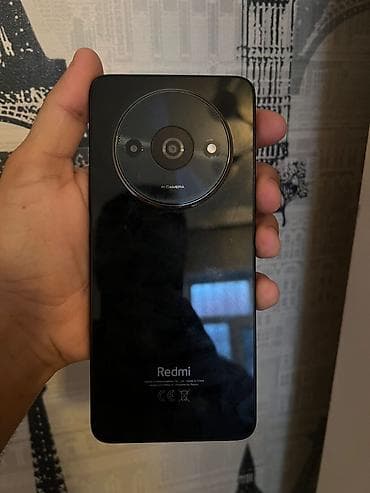 redmi 13 ekran: Xiaomi 128 ГБ, цвет - Черный, 
 Две SIM карты — 1