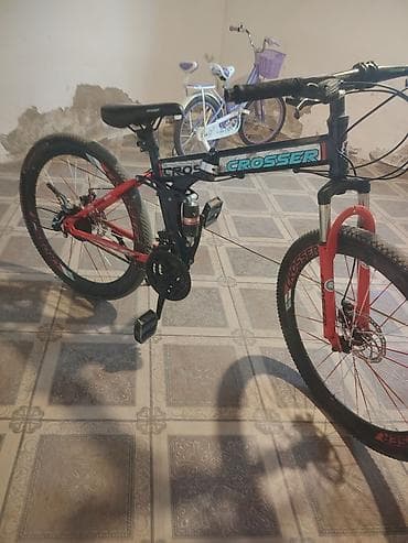 Crosser dağ velosipedi - Çərçivə: qatlanan metal çərçivə (CROSSER — 3
