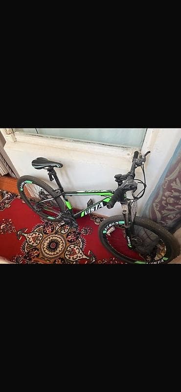 VISTA dağ velosipedi - Rəng: qara-yaşıl dizayn - Çərçivə: yüngül və — 1