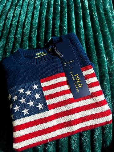 Baş geyimləri: Sviter, Ralph Lauren, M, rəng - Göy — 4