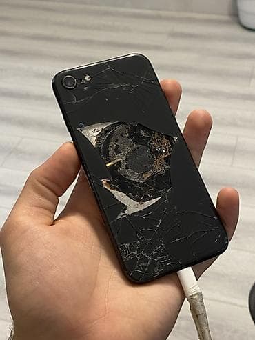 iphone pro max: IPhone SE 2020, 128 GB, Qara, Barmaq izi — 8
