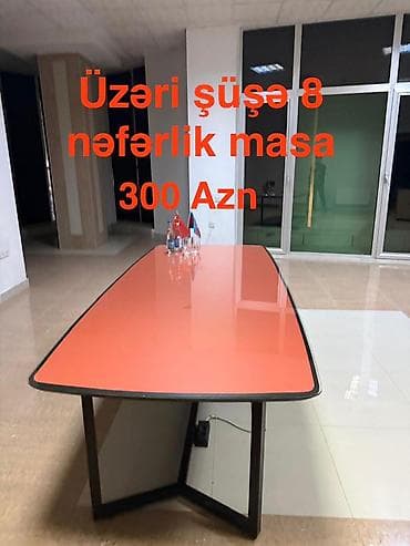 Ofis masaları: Qiymet qeyd olunub uzerinde ünvan genclik sekine — 1