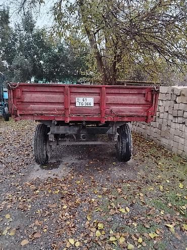 tekerler type 1: Kənd təsərrüfatı qoşqusu – 2 oxlu, dördtəkərli, tək oxlu çəkmə burnu — 3