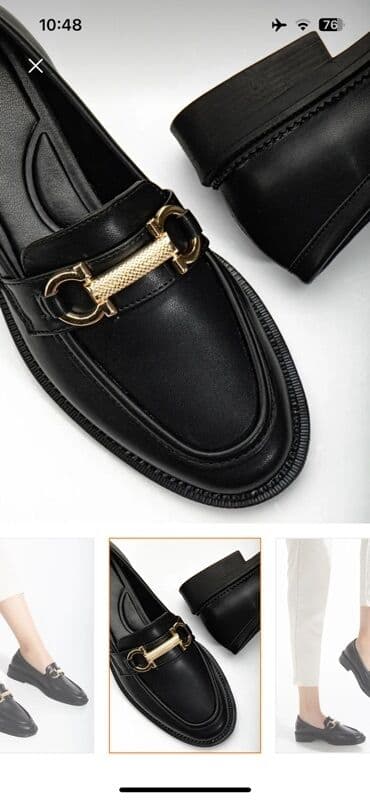 Qara loafer ayaqqabılar YENİ. Satış səbəbi : razmer uyğun gəlmədi