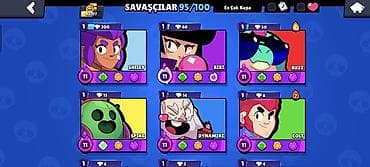 Digər: Brawl Stars hesabı – yüksək səviyyəli, zəngin kontentli Əsas — 3