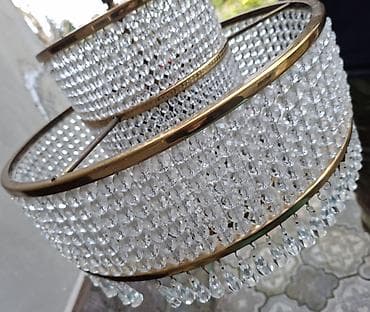 Digər ev dekoru: Çılçıraq, 3 lampa, Xrustal — 7