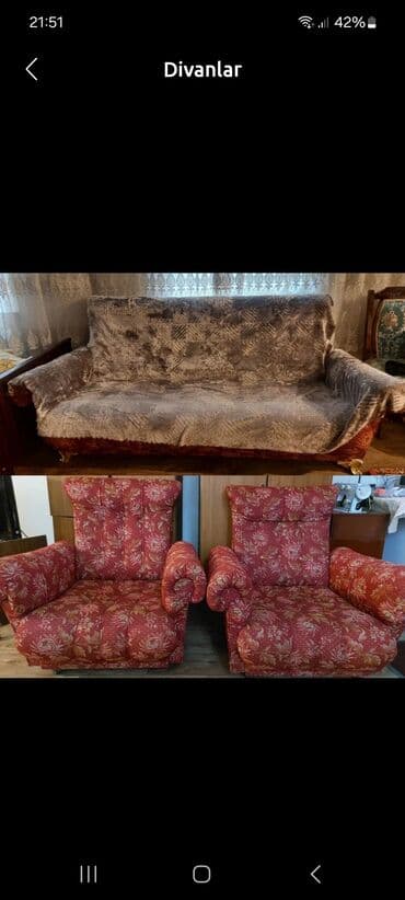 диван кровать трансформер: Диван, Новый, Нераскладной, Без подьемного механизма, Набук, Нет доставки — 1