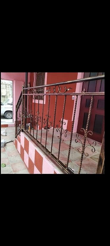 dəmir barmaqliq: Məhsul/xidmət: Dəmir məhəccər və pilləkən korkaluslarının hazırlanması — 4