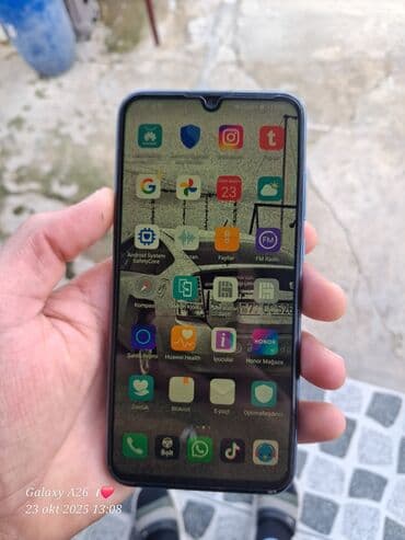 телефон fly ds105: Honor 10 Lite, 64 ГБ, цвет - Голубой, Отпечаток пальца — 5