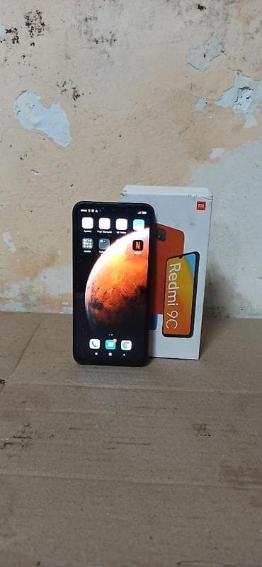 usb sata: Redmi 9C, 128 GB, rəng - Qara, Sənədlərlə — 2