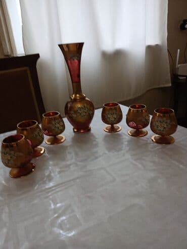 beqoniya gülü: Vaza dəsti, Bogem şüşəsi — 1