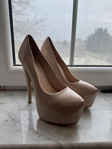 Tuflilər: Bej rəngli qadın tufliləri – 2 cüt Olcu 39 ve 40 Model 1: - — 3