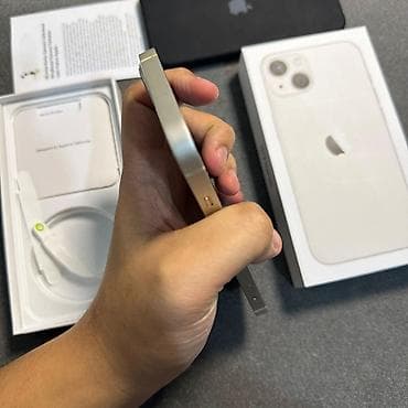 airpods orginal: IPhone 13, 128 GB, Ağ, Face ID — 5