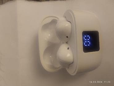 Техника для кухни: Simli göstəricili TWS Bluetooth qulaqlıq - Rəng: ağ - Form-faktor — 2