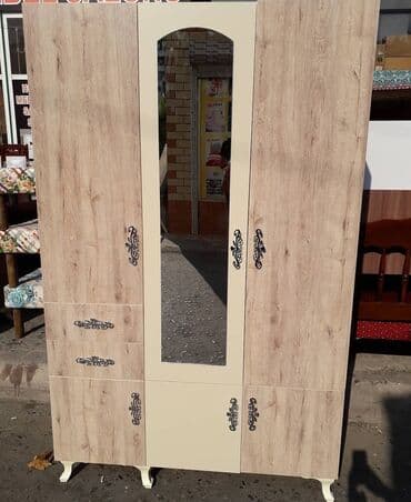 Yeni, Açılan, 3 qapılı Düz dolab, Qarderob, paltar dolabı