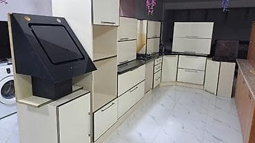 mermer moykalar: Metbex mebeli 5.50 sm Akrildən. Qapıları dəmir çərçivəylə yığılıb — 1
