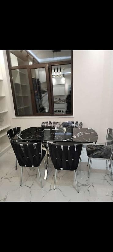 yumru stol: Для гостиной, Новый, 6 стульев — 1