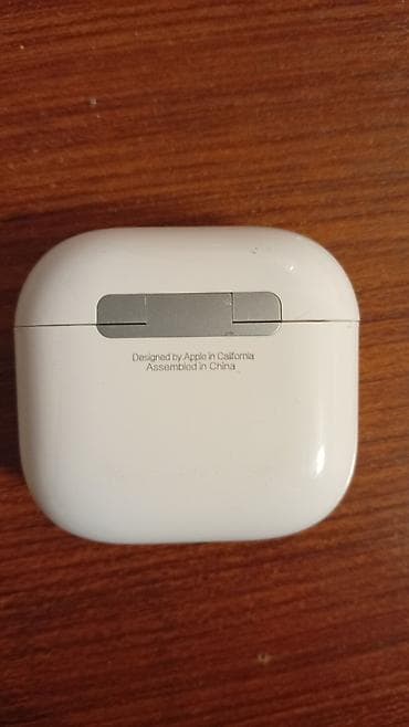 baku electronics airpods: İşlənmiş Simsiz (Bluetooth) Qulaqcıqlar, Apple, rəng - Ağ — 1