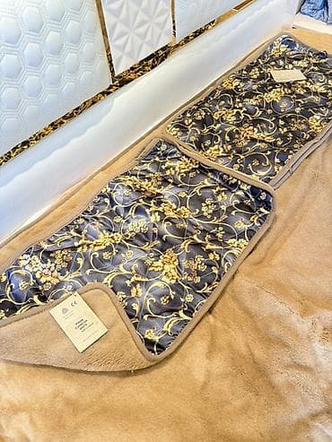 bambu tekstil: Yataq üçün Yeni rəng - Qızılı Yataq örtüyü — 4