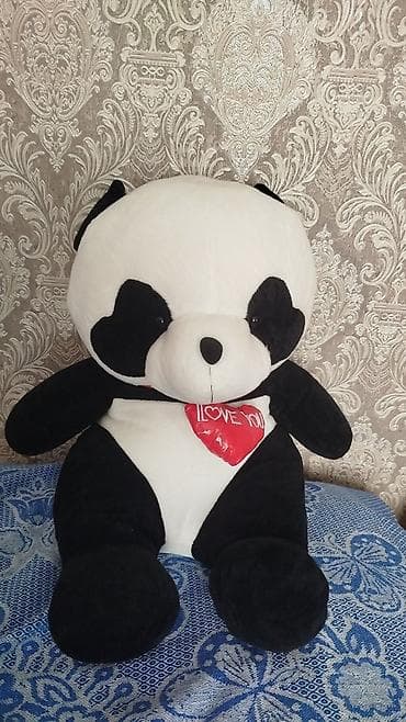 oyuncaq maşinlar: Böyük ölçülü yumşaq oyuncağ panda - Dizayn: Şirin panda fiquru — 1