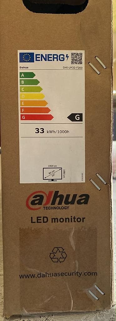hard disk 3 tb: Yeni! Dahua DHI-LM32-F200 32” Full HD LED Monitor (Qutu açılmayıb) — 1