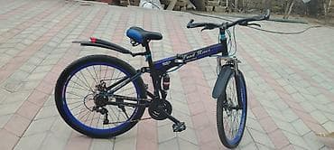 saft bicycle: - Dağ/şəhər tipli velosiped, “Land Rover” yazılı qatlana bilən gövdə - — 1