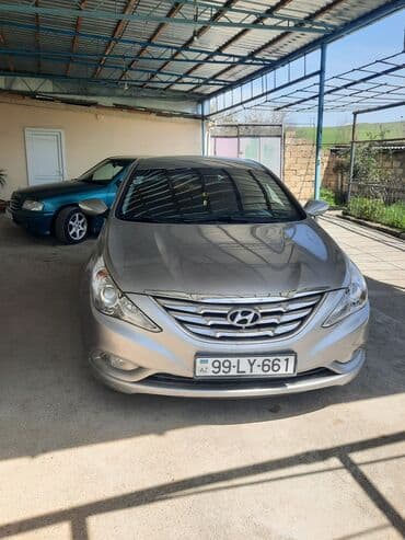 турбо.аз все об автомобилях в азербайджане: Hyundai Sonata sedan - Küllü boz (gümüş) rəng - Nömrə: 99-LY-661 (AZ) — 3