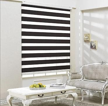 pen: Zebra jalüz pərdə - İkili qatlı zebra konstruksiya: mat və şeffaf — 5
