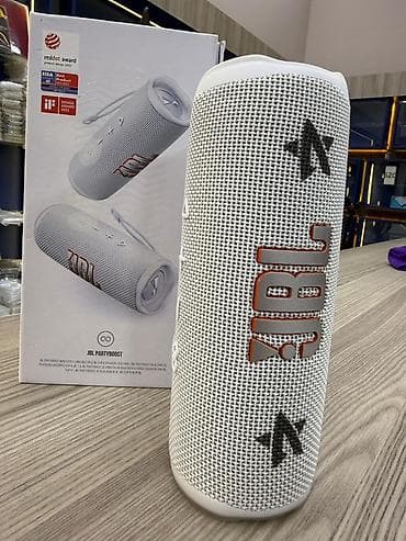 jbl dinamiki: Yeni JBL Kolonka, Növ - Portativ, rəng - Ağ — 4
